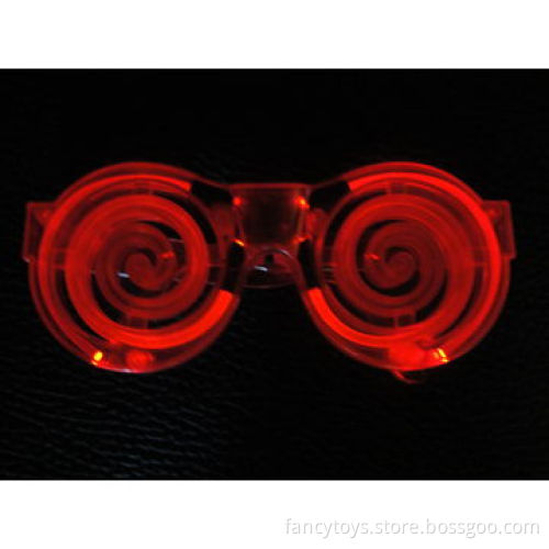 Spiral Sunglasses/Flash Glasses 4 lights